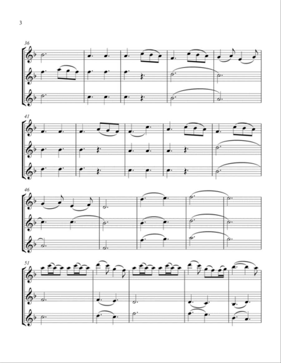 A Thousand Years Clarinet Trio scores gallery preview page 4