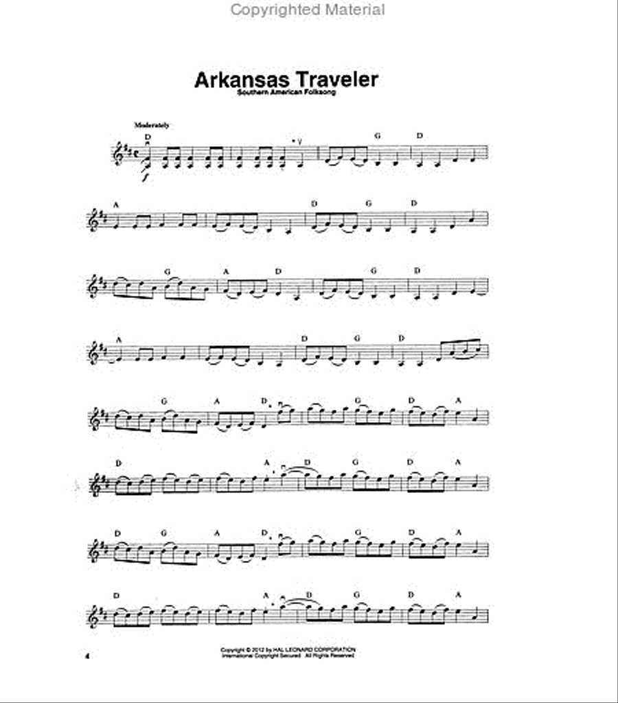 Hoedown Violin Solo scores gallery preview page 2