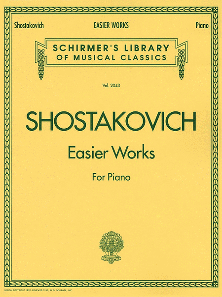 Dmitri Shostakovich: Easier Works