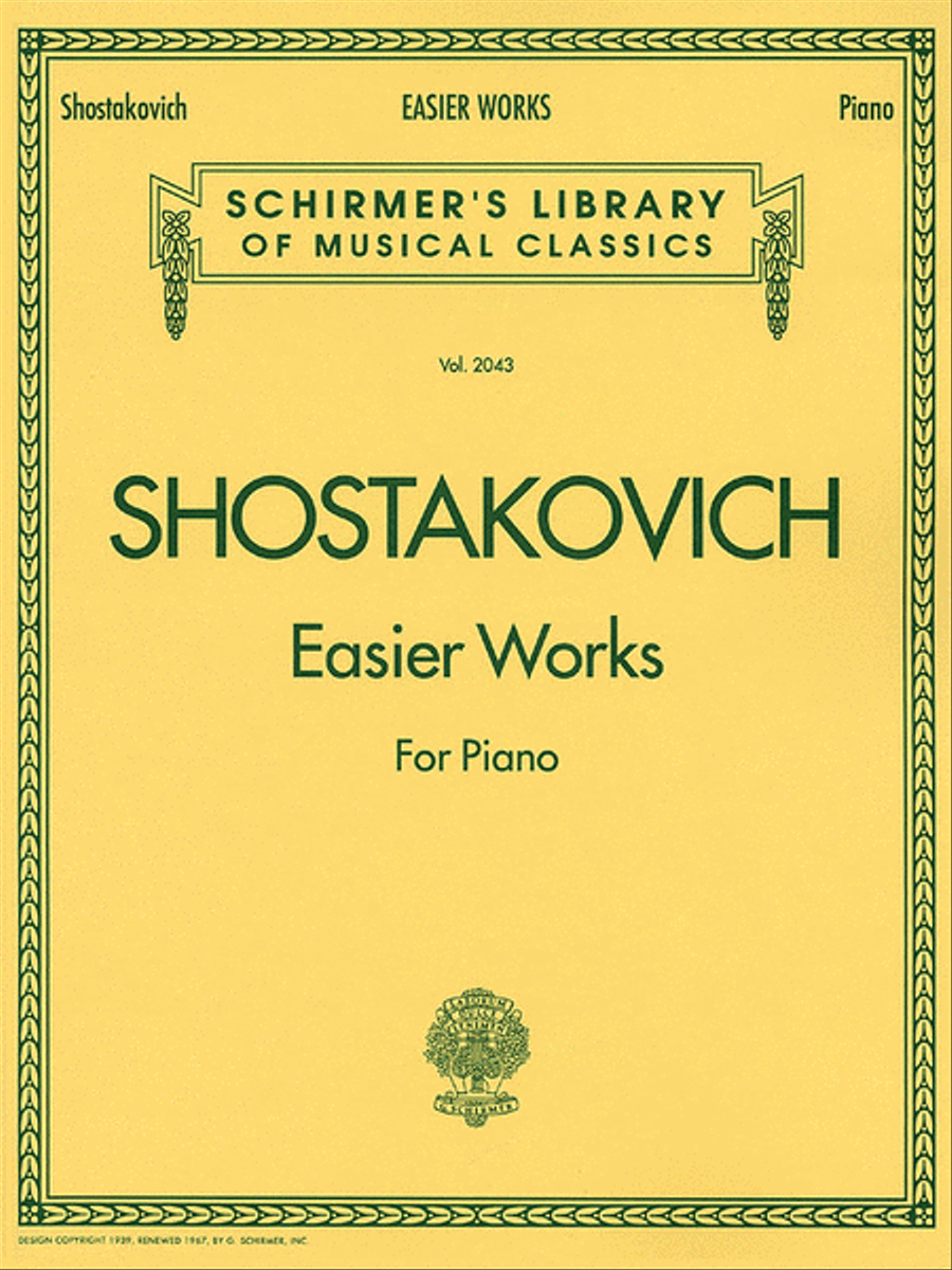 Easier Works Piano Solo scores gallery preview page 1