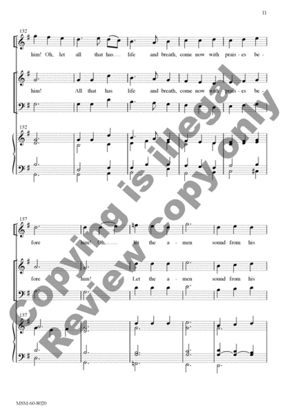 Praise to the Lord, the Almighty (Choral Score) image number null