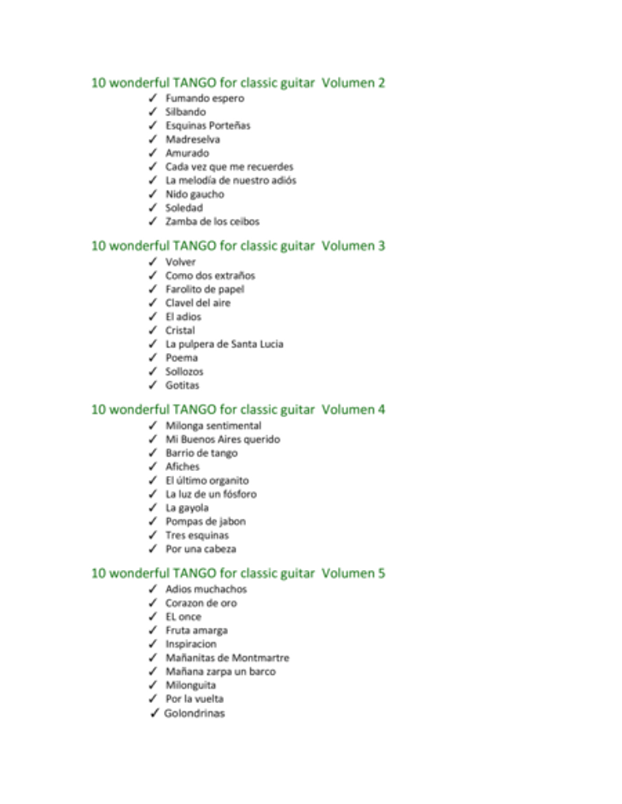 Reliquias Porteñas - milonga guitar Classical Guitar scores gallery preview page 4