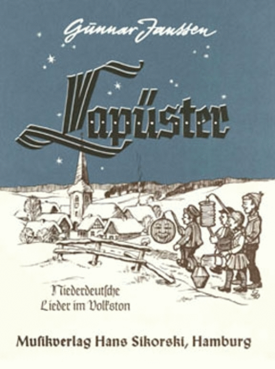 Lapuster -niederdeutsche Lieder Im Volkston- School and Community scores gallery preview page 1