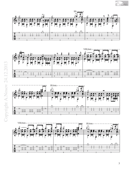 El Condor Pasa (Sheet music for guitar) image number null