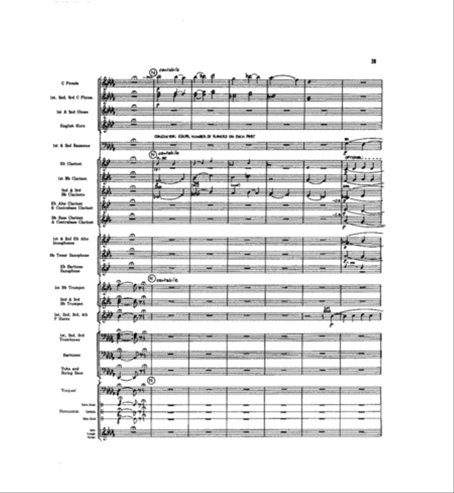 Caccia and Chorale Concert Band scores gallery preview page 38
