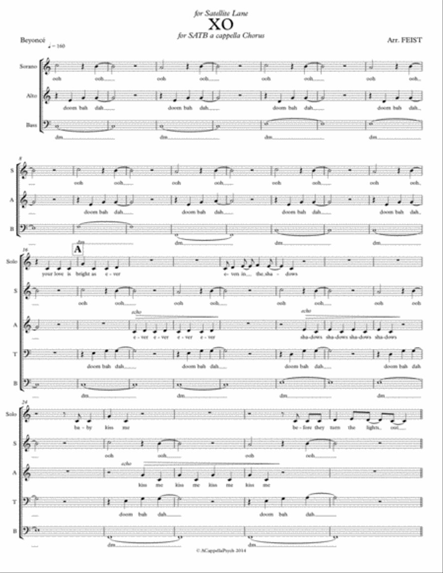 XO XO 4-Part scores gallery preview page 1