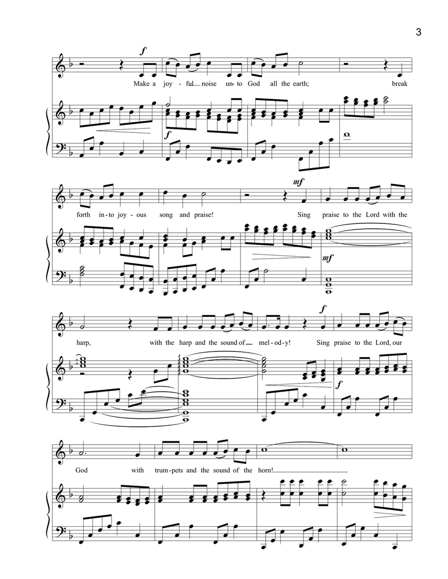 Sing a New Song Sing a New Song Voice Solo scores gallery preview page 3
