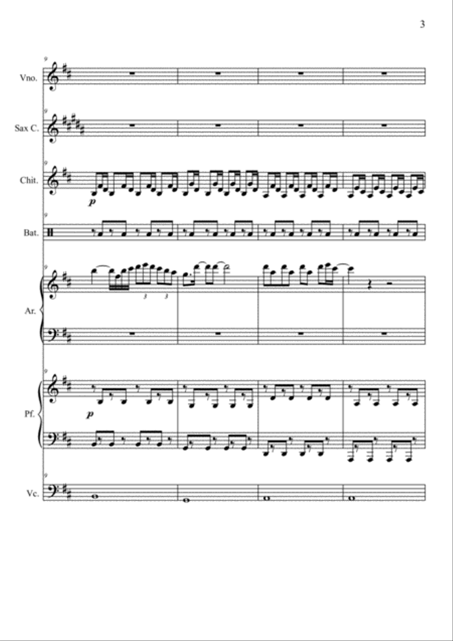 Despacito Despacito Large Ensemble scores gallery preview page 3