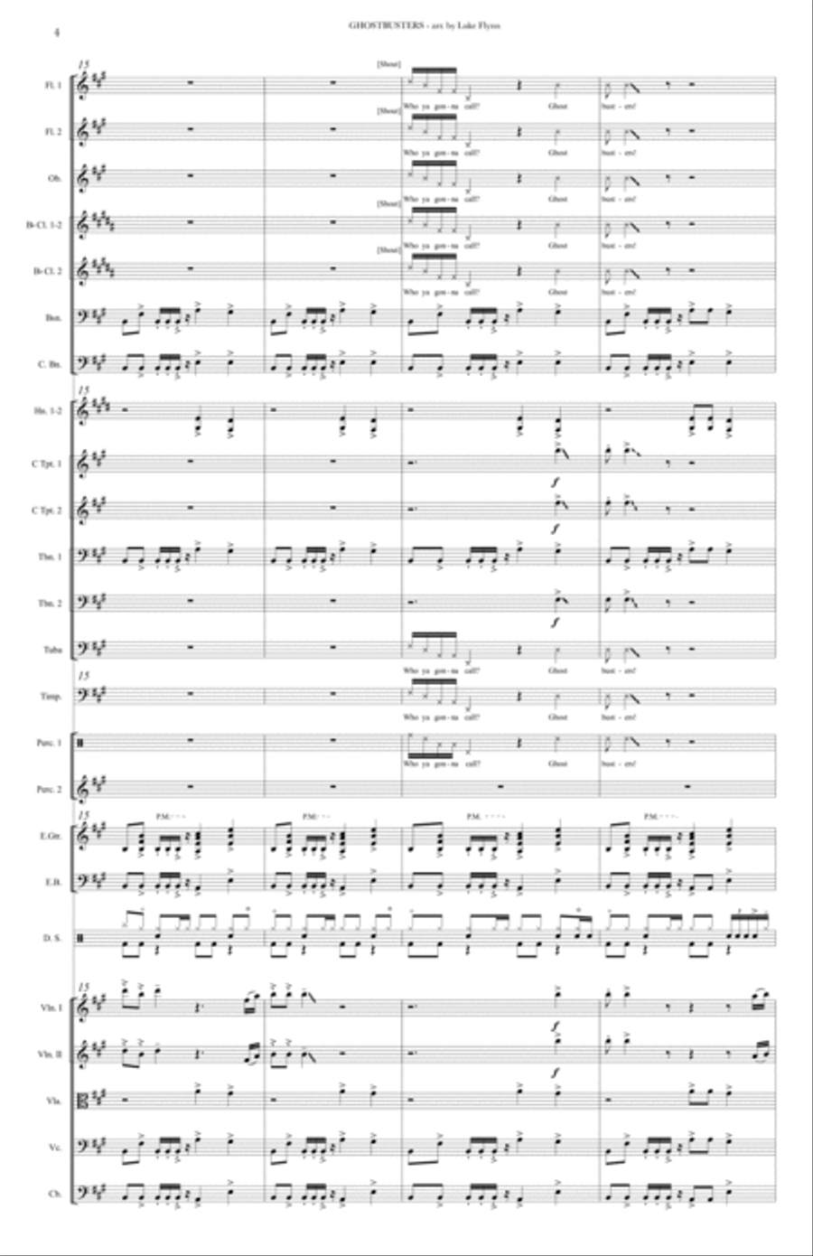 Ghostbusters Full Orchestra scores gallery preview page 6