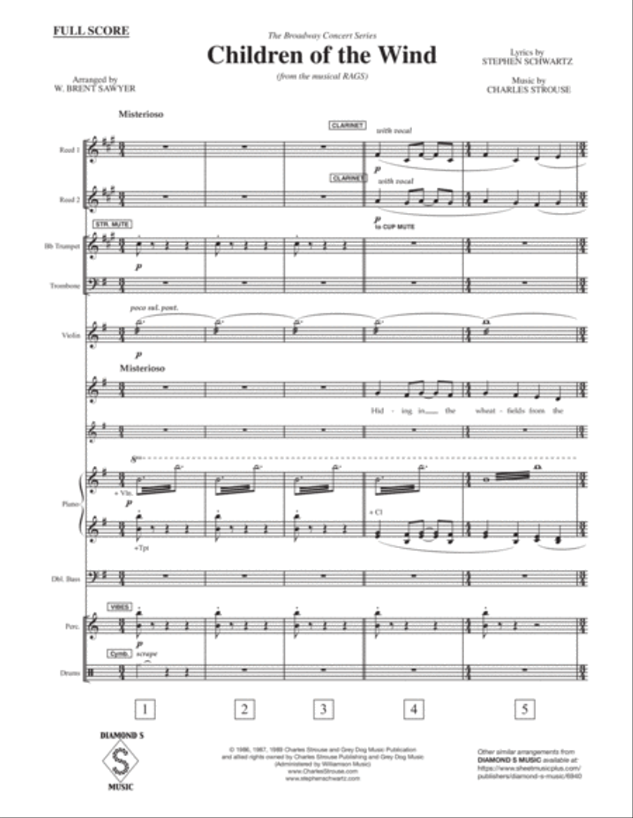 Children Of The Wind Large Ensemble scores gallery preview page 3