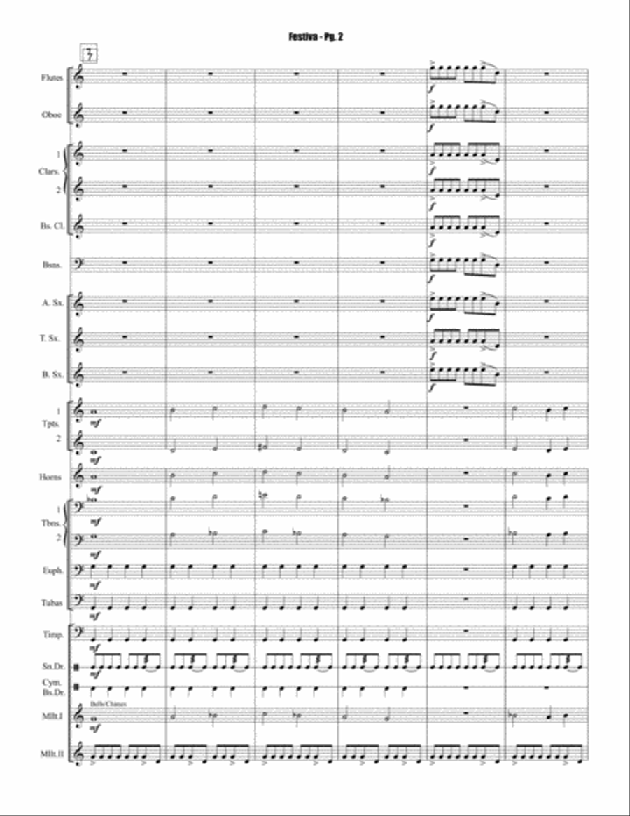 Festiavia Festiavia Concert Band scores gallery preview page 3