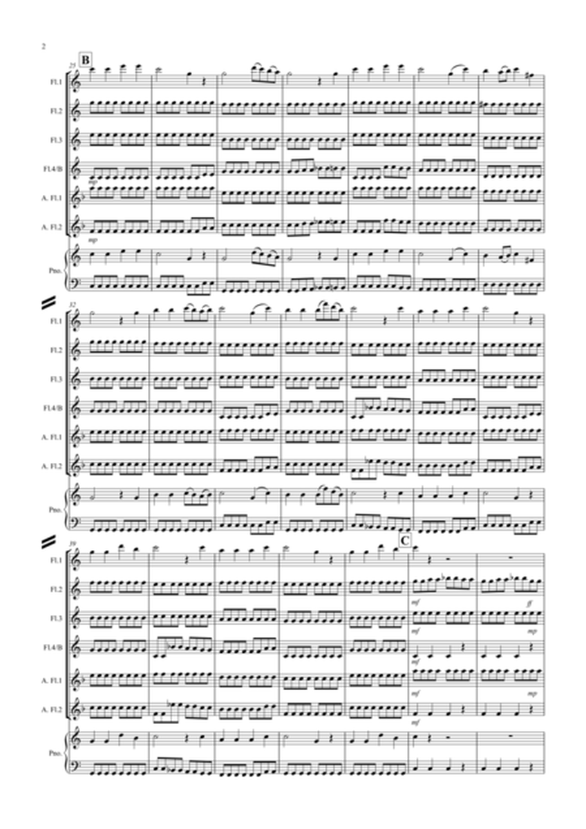 Schubert Rocks! for Flute Quartet