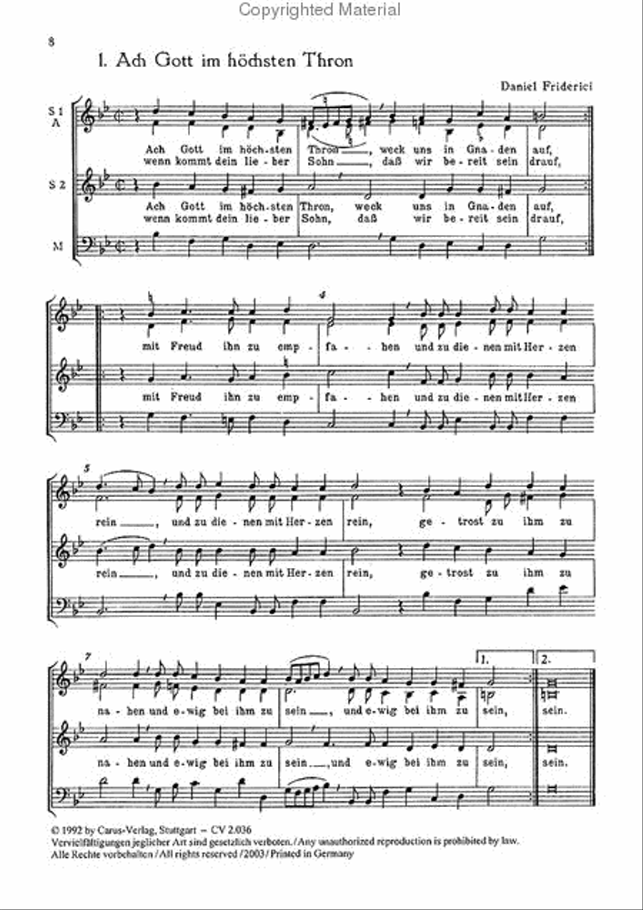 Geistliches Chorgesangbuch, Bd. 1 Choir scores gallery preview page 2