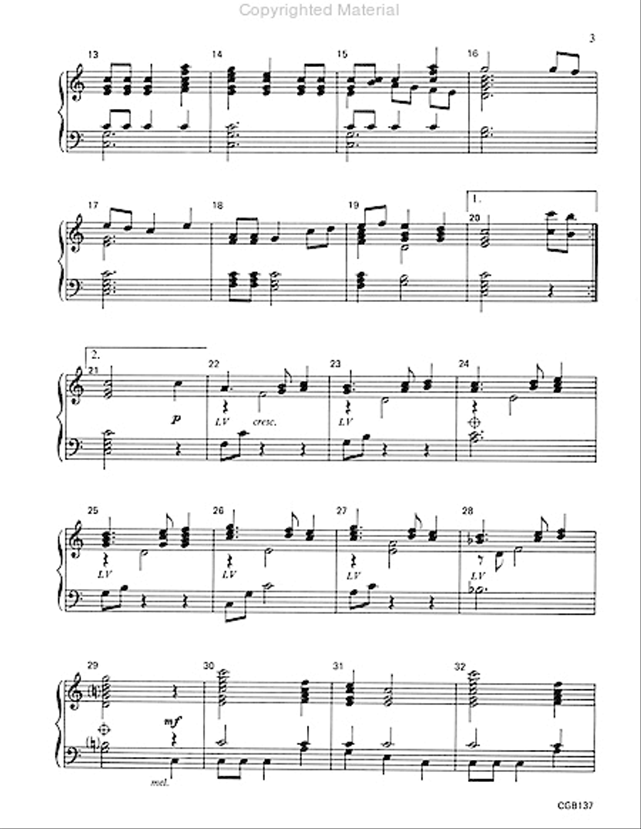 The Holly and the Ivy The Holly and the Ivy Handbell Choir scores gallery preview page 3