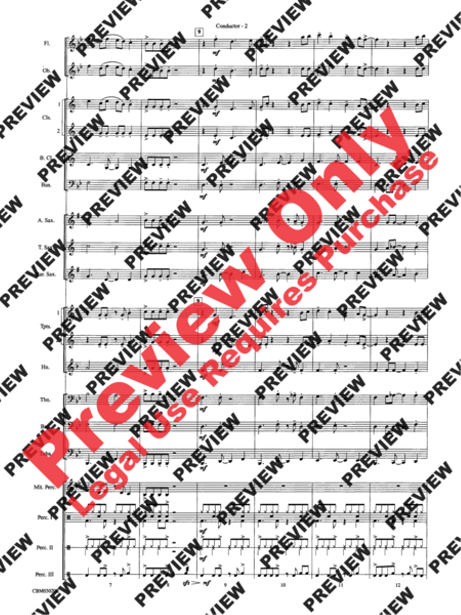 Frosty's Caribbean Holiday Concert Band scores gallery preview page 4