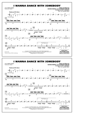 Book cover for I Wanna Dance with Somebody (arr. Conaway and Holt) - Aux Percussion