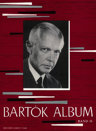 Book cover for Bartok B Album Fuer Klavier Bd2