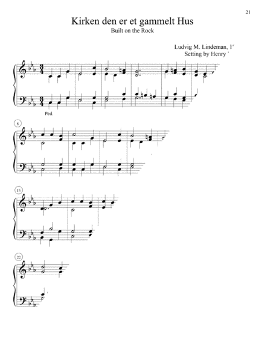 Twenty-Seven Hymn Harmonizations for Reformation Organ scores gallery preview page 4