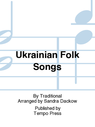 Book cover for Ukrainian Folk Songs