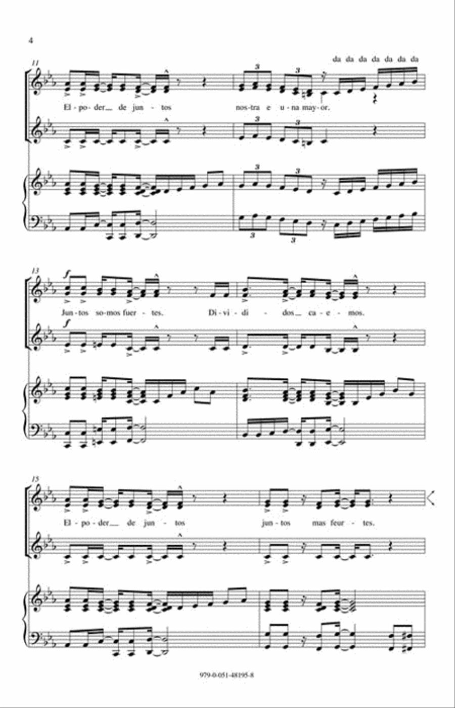 Juntos Juntos SSA scores gallery preview page 3