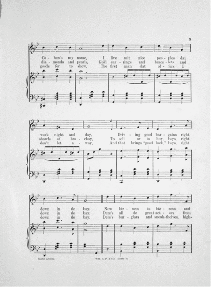 Baxter Avenue Voice scores gallery preview page 3