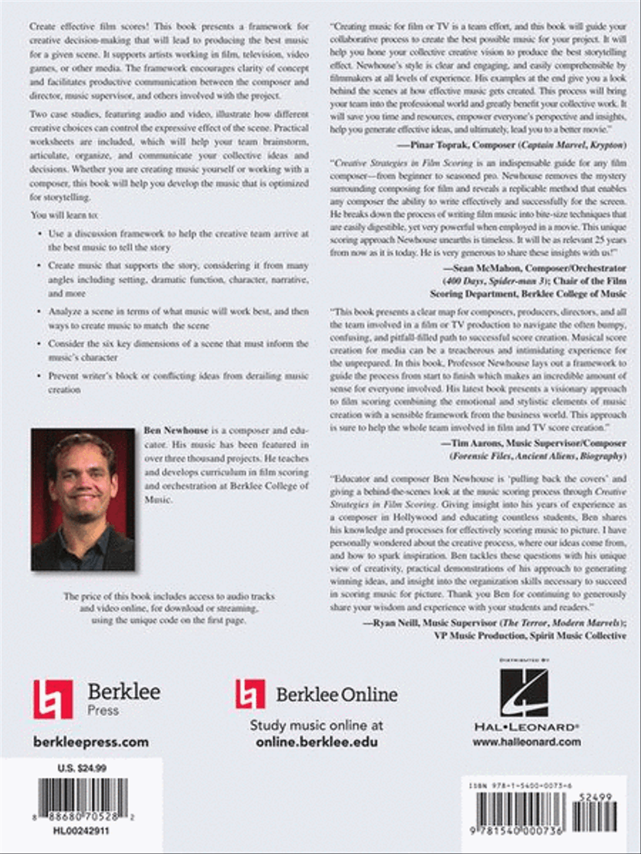 Creative Strategies in Film Scoring Collection / Songbook scores gallery preview page 11