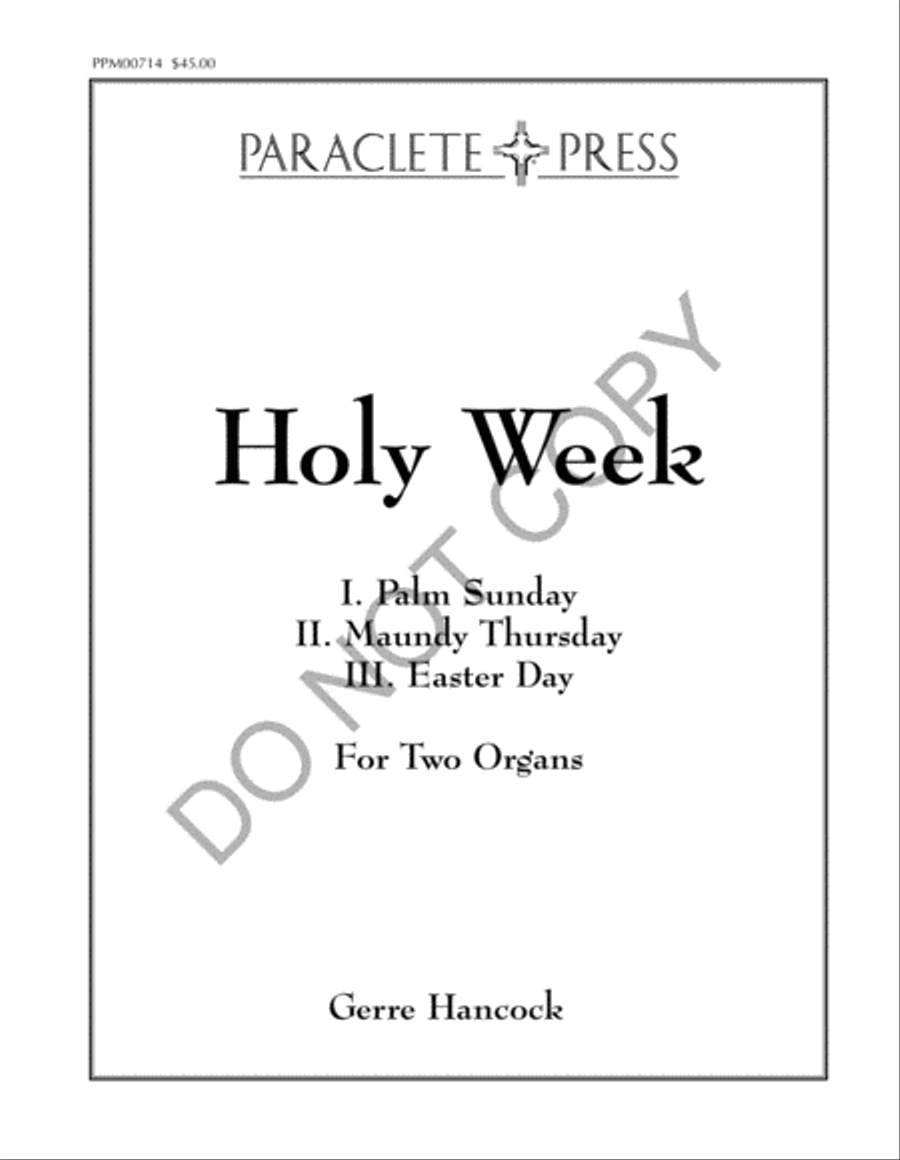 Holy Week