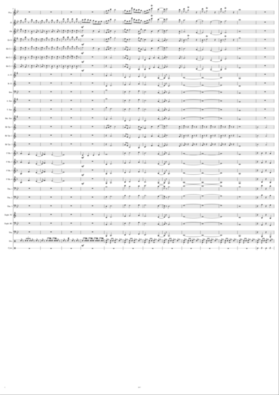 Fanfare and Procession Concert Band scores gallery preview page 2