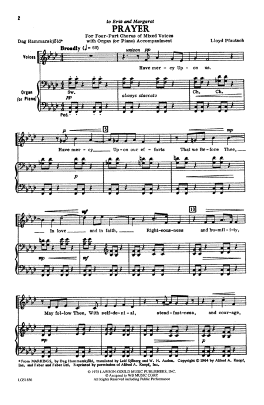 Prayer 4-Part scores gallery preview page 5