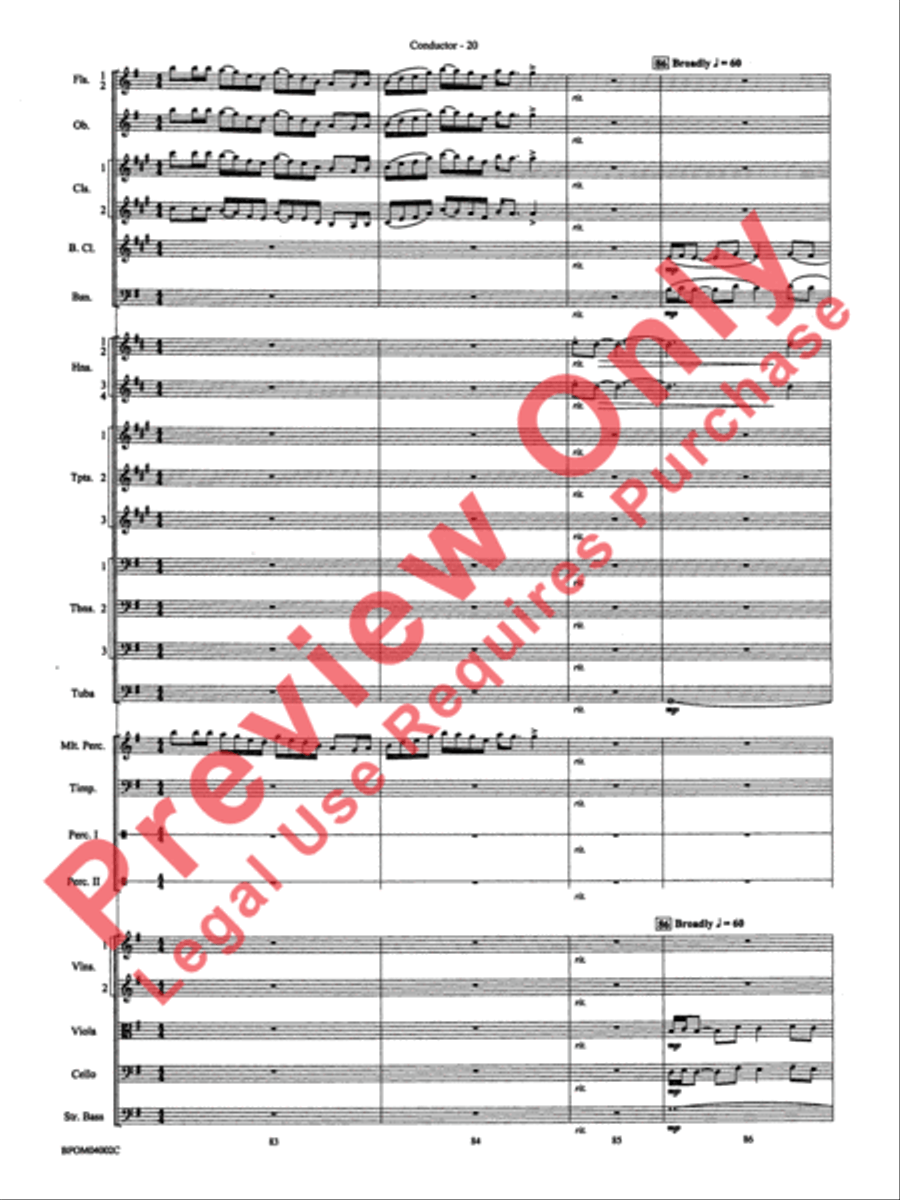 Prairiesong Full Orchestra scores gallery preview page 23