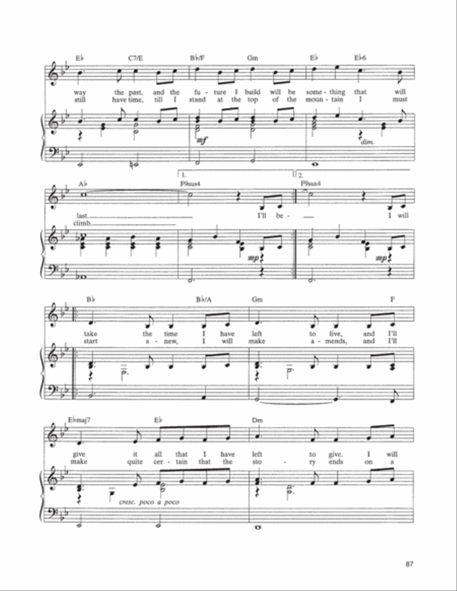 I'll Begin Again I'll Begin Again Piano, Vocal, Guitar scores gallery preview page 2