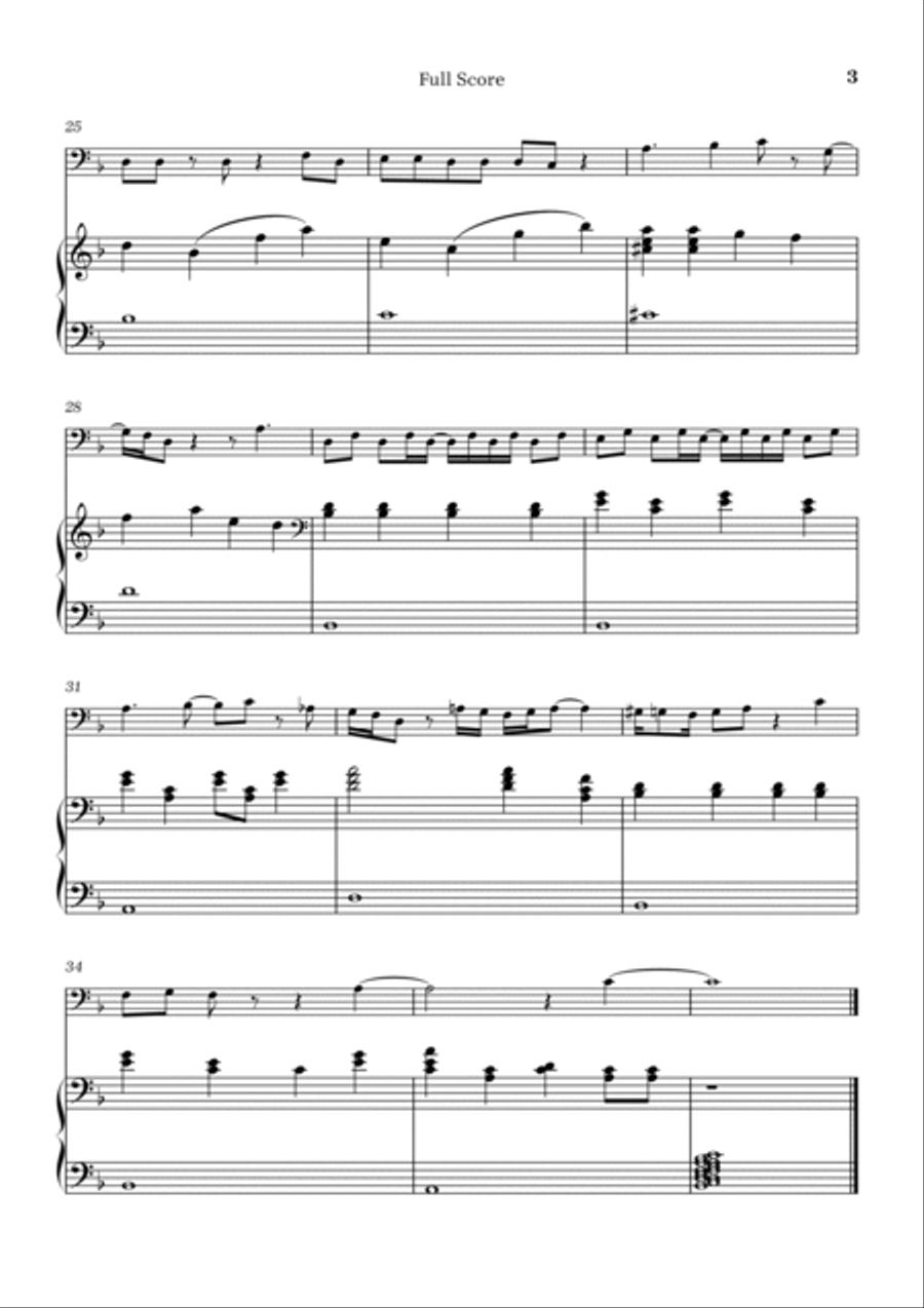 Peaches Piano scores gallery preview page 3