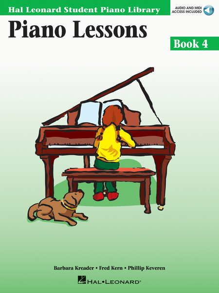 Piano Lessons Book 4 – Book with Online Audio