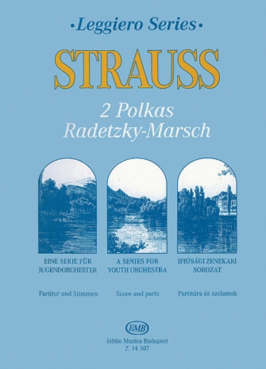 Two Polkas, Radetzky-Marsch Orchestra scores gallery preview page 1