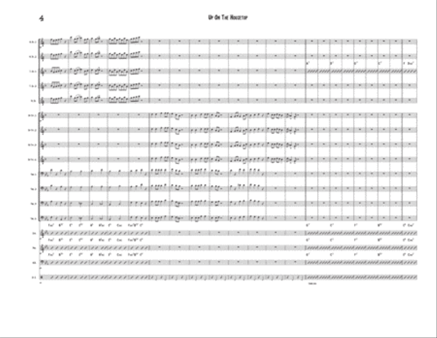 Up On The Housetop Jazz Ensemble scores gallery preview page 4