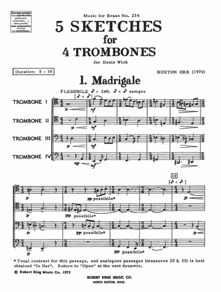5 Sketches (trombones 4)