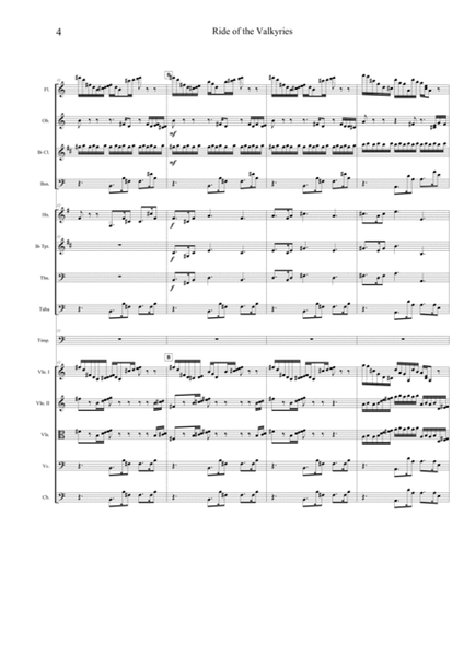 Wagner's Ride of the Valkyries - Score Only image number null