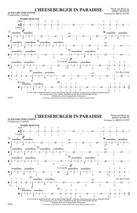 Cheeseburger in Paradise: Auxiliary Percussion