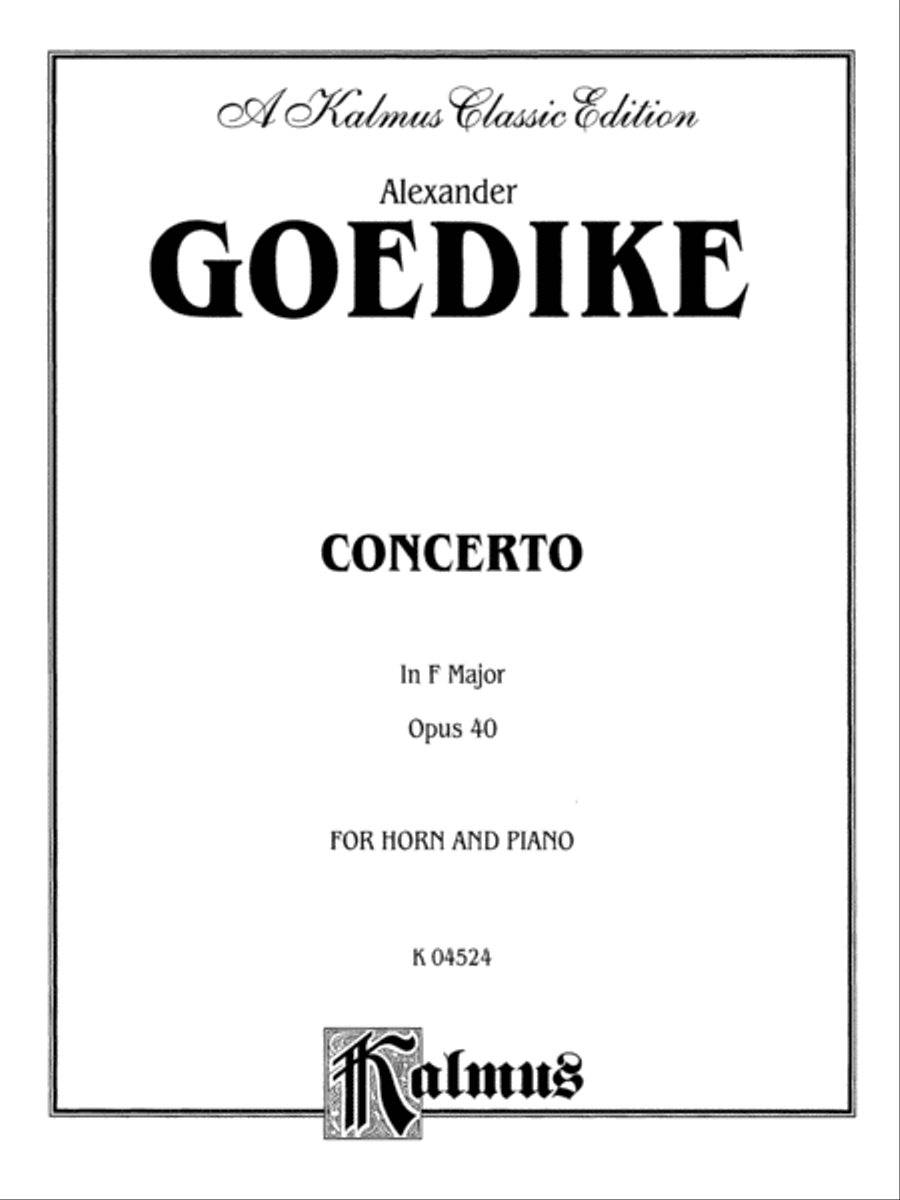 Concerto for Horn and Orchestra Small Ensemble scores gallery preview page 2