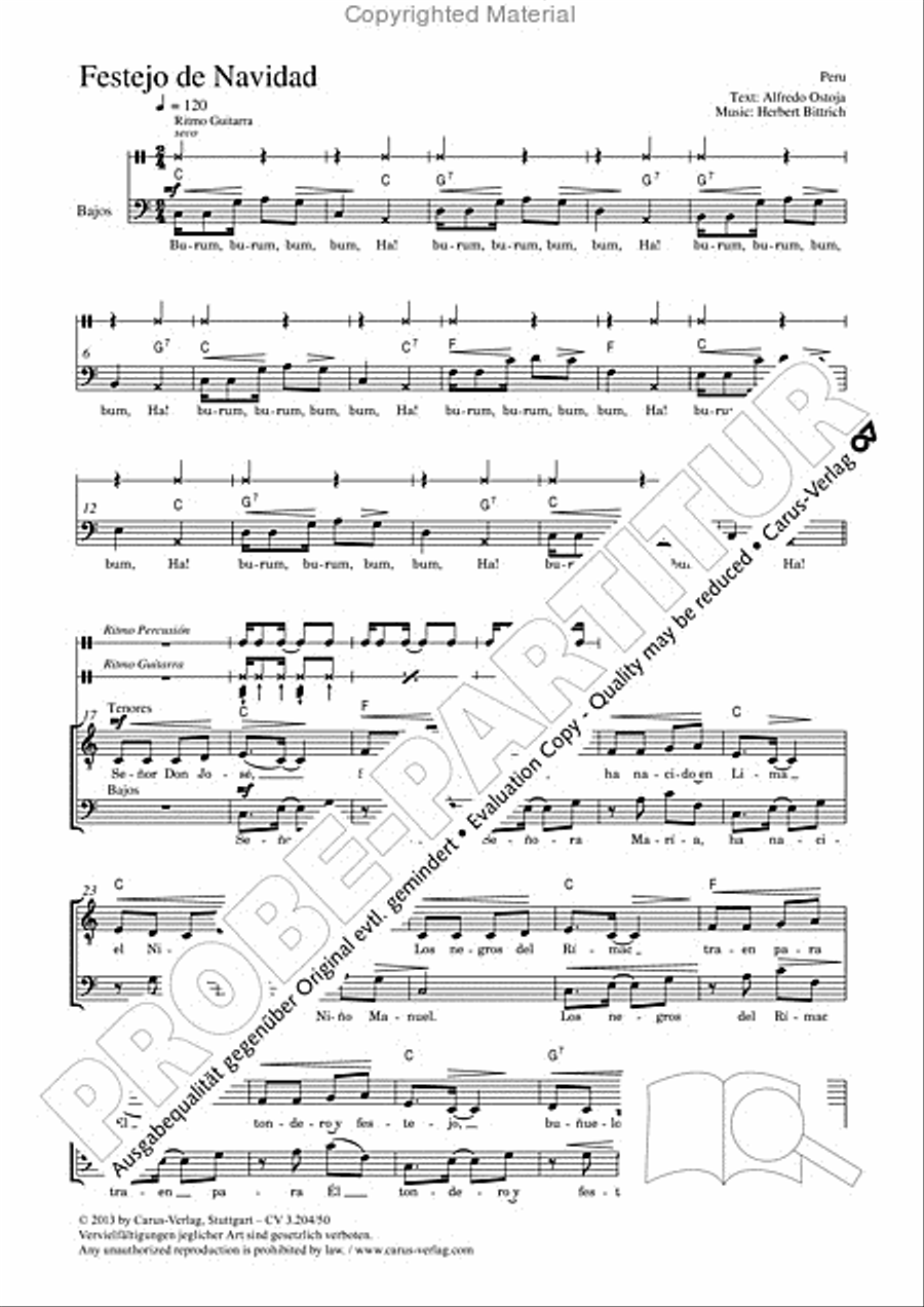 Festejo de Navidad Festejo de Navidad 4-Part scores gallery preview page 2