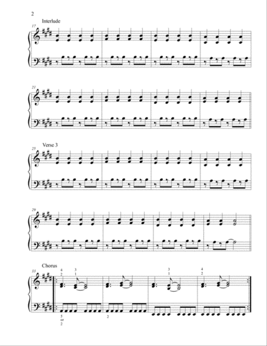 Don't Stop Believin' Piano Solo scores gallery preview page 3