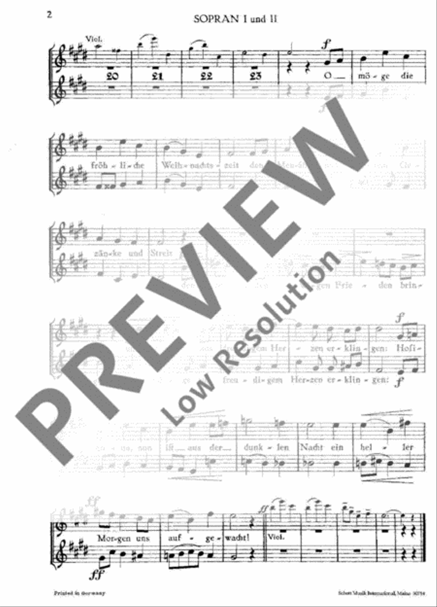 Weihnachtslieder Children's Choir scores gallery preview page 11
