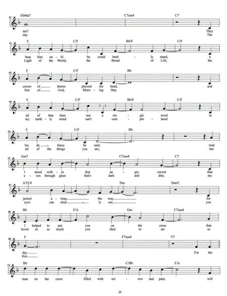 No Greater Love (lead sheet) image number null