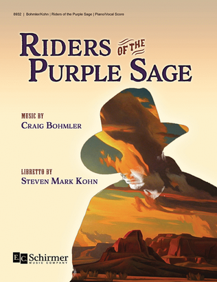 Book cover for Riders of the Purple Sage: The Opera based on the novel by Zane Grey (Piano/Vocal Score)