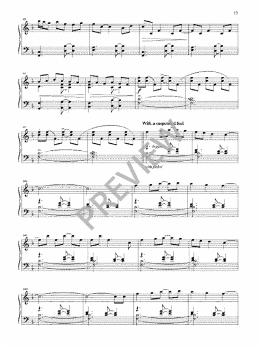 Colours Colours Piano Solo scores gallery preview page 12