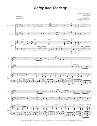 Softly And Tenderly (Duet for Soprano and Tenor Saxophone)