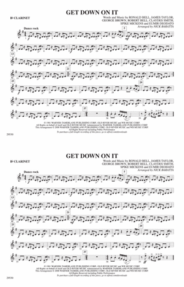 Get Down on It: 1st B-flat Clarinet