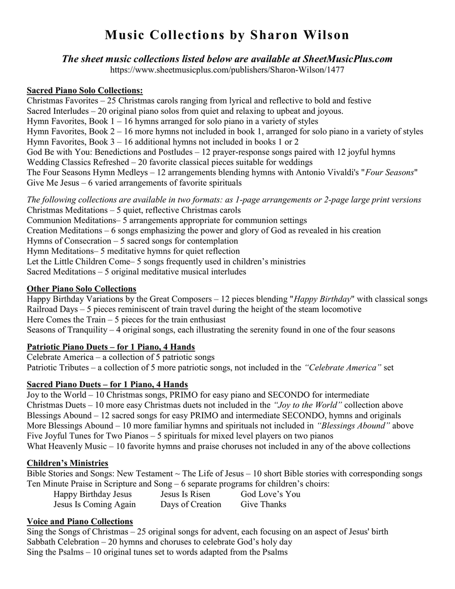 People Need The Lord Piano Solo scores gallery preview page 2