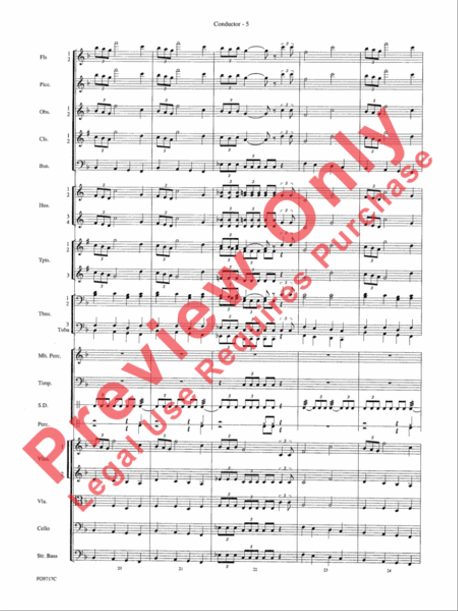 Star Wars (Main Theme) Star Wars (Main Theme) Full Orchestra scores gallery preview page 7