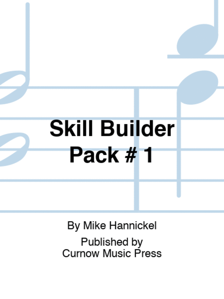 Skill Builder Pack # 1 Concert Band scores gallery preview page 1